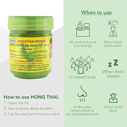 HONG THAI Green Herbal Inhaler