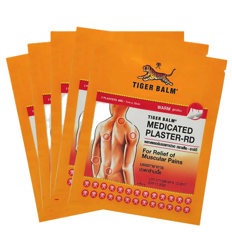 TIGER BALM PLASTER-RD (WARM) - Pack of 2